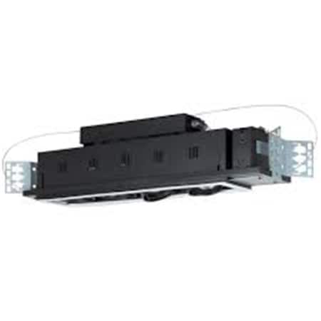 Jesco 4 - Light Double Gimbal Linear Recessed Line Voltage Fixture. MGP20-4WB